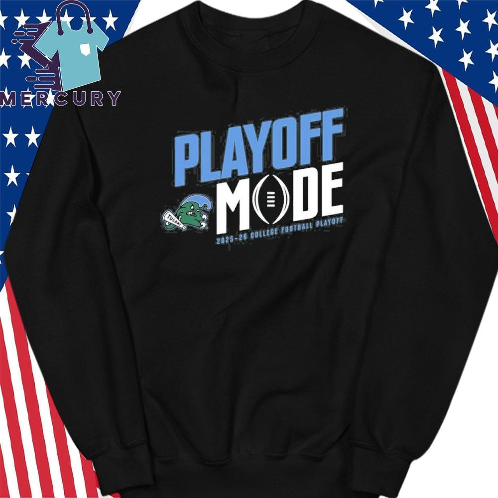 Tulane Green Wave 2025-26 College Football Playoff Mode Shirt