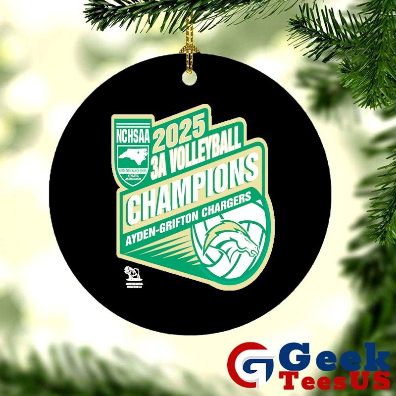 Ayden-Grifton Chargers NCHSAA 3A Volleyball Champions 2025 T-shirt