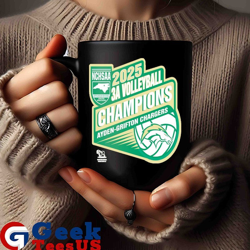 Ayden-Grifton Chargers NCHSAA 3A Volleyball Champions 2025 T-shirt