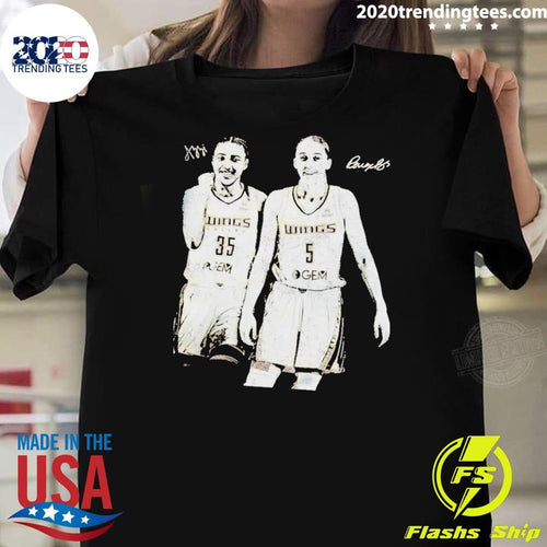 Azzi Fudd Paige Bueckers Basketball Vintage Signature Wnba Shirt