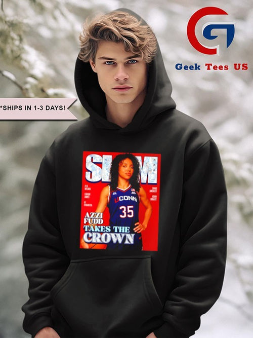 Azzi Fudd UConn Huskies WNBA Takes the Crown 2025 Final Four MOP Slam shirt