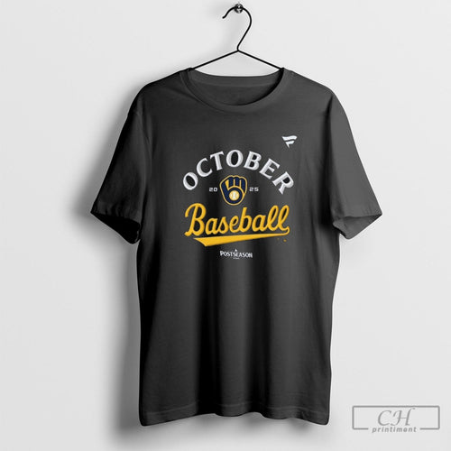 B170igt8 Milwaukee Brewers 2025 Mlb Postseason Locker Room Shirt Sweater