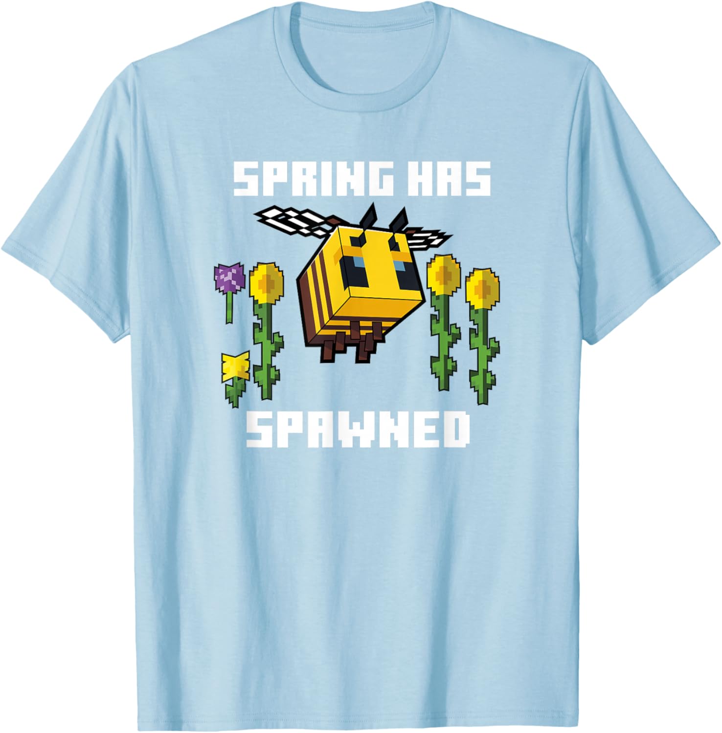 Bee Spring Has Spawned Graphic Blocks T-Shirt