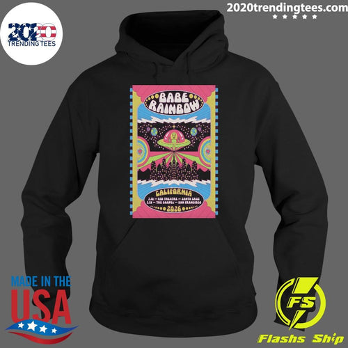 Babe Rainbow California Tour 2026 Shirt