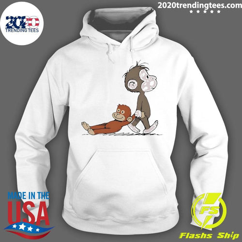 Baby Monkey Punch And His Toy Cartoon Shirt
