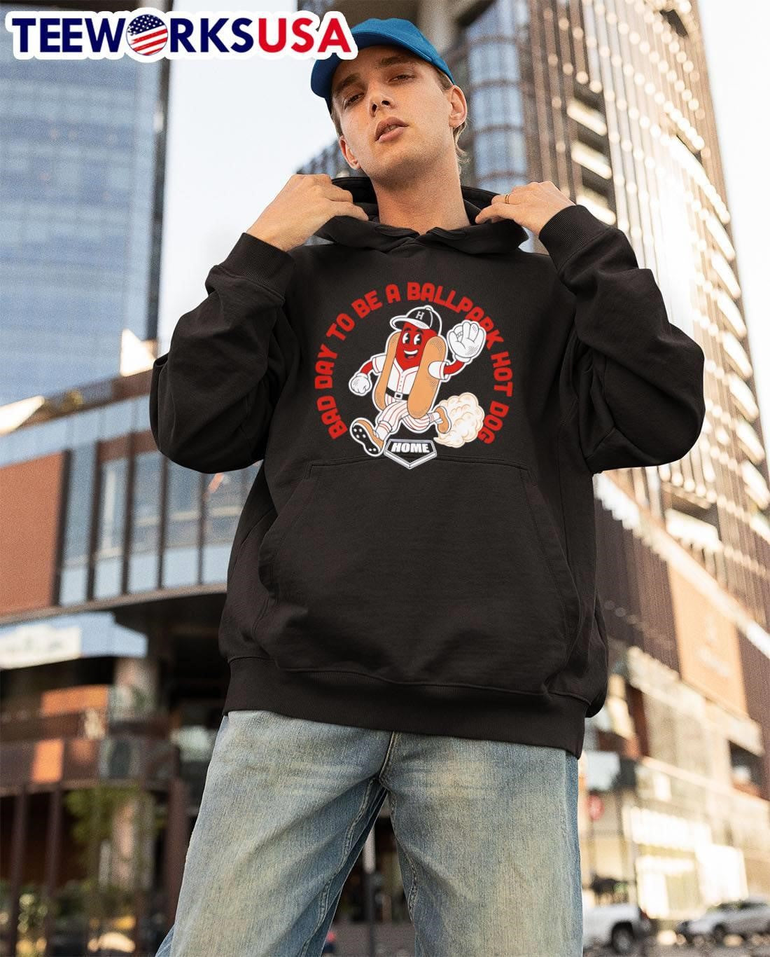 Bad Day to Be a Ballpark Hot Dog Home shirt