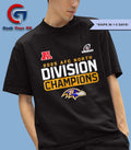 Baltimore Ravens 2025 AFC North Division Champions T-shirt