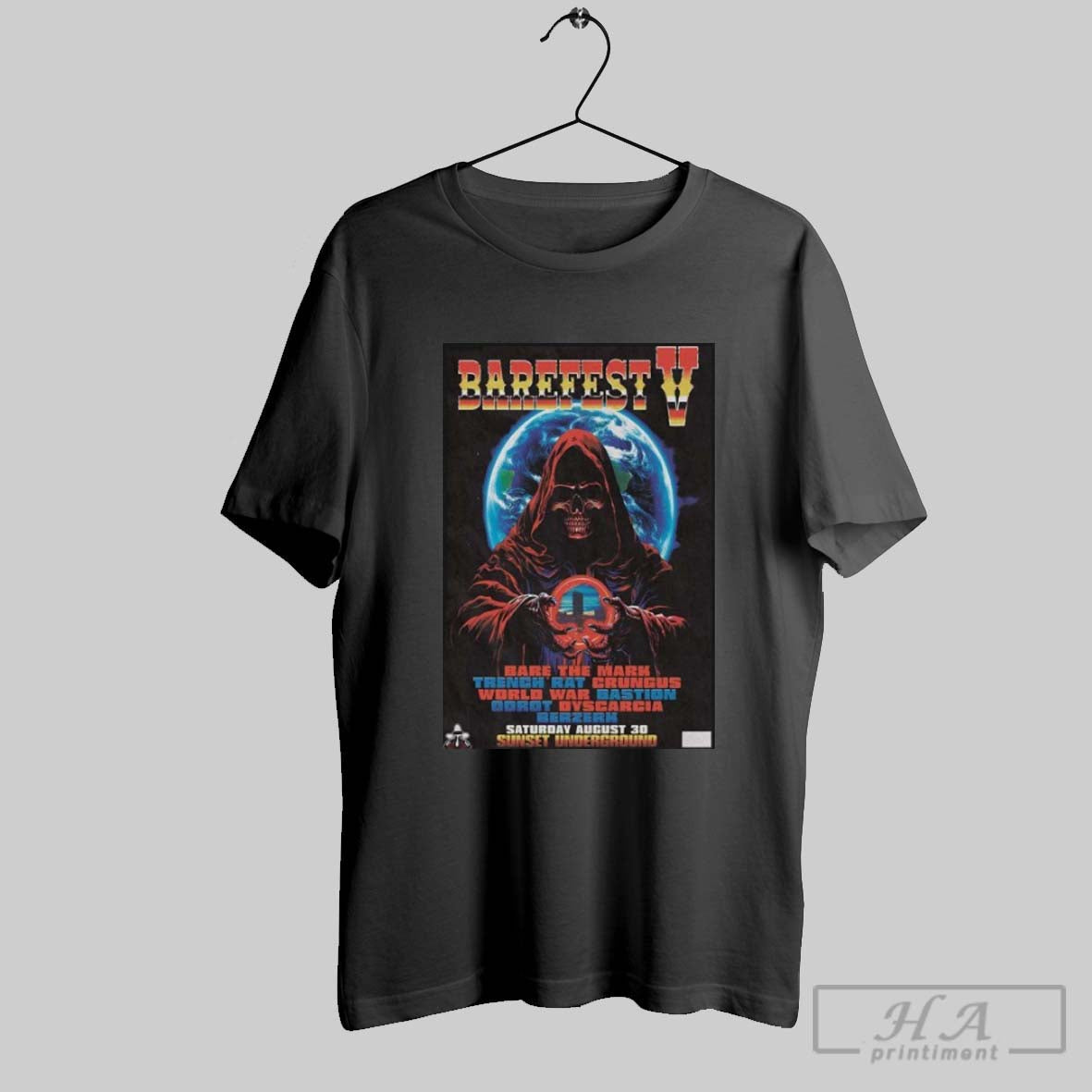 Barefest V Aug 30 2025 Bare The Mark T Shirts