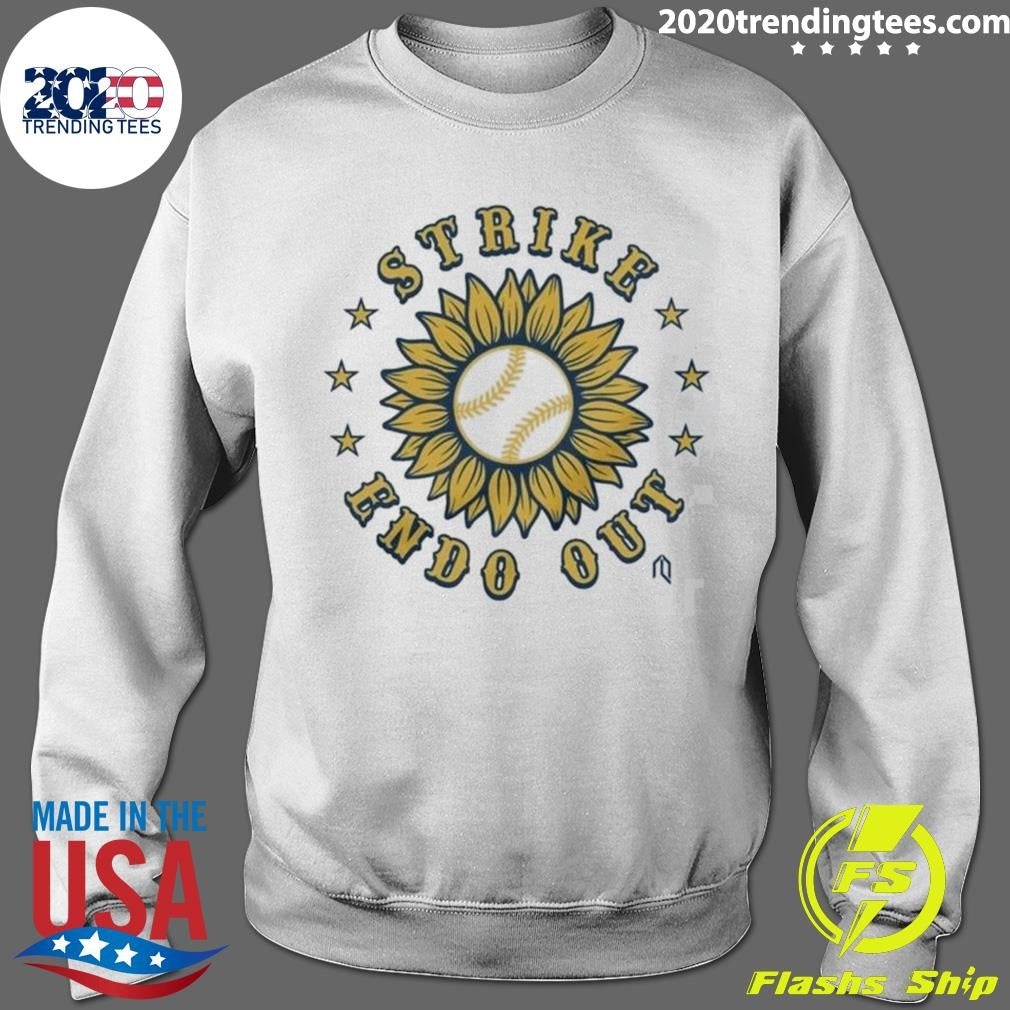 Baseball Sunflower Strike Endo Out Shirt