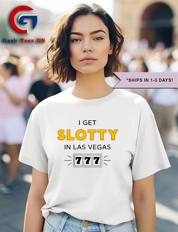 Beautiful Wedding I get Slotty in Las Vegas T-shirt