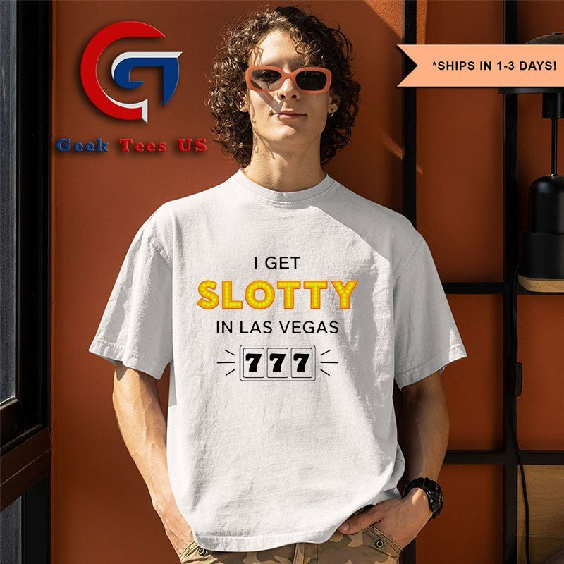 Beautiful Wedding I get Slotty in Las Vegas T-shirt