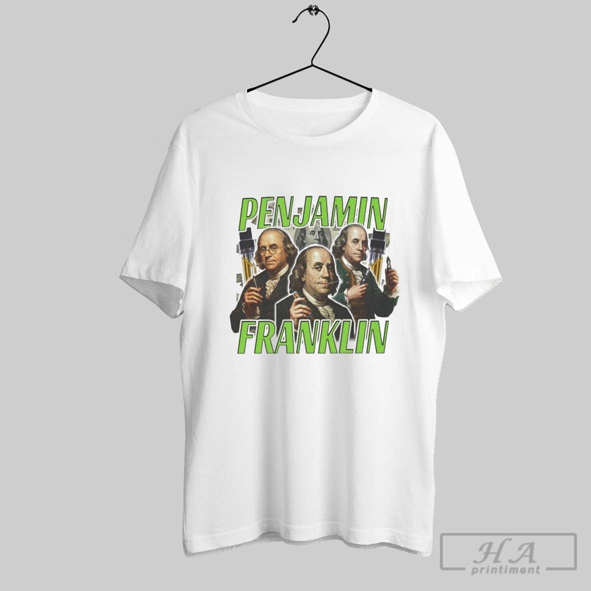 Benjamin Franklin Penjamin Franklin Dab Pen T Shirts