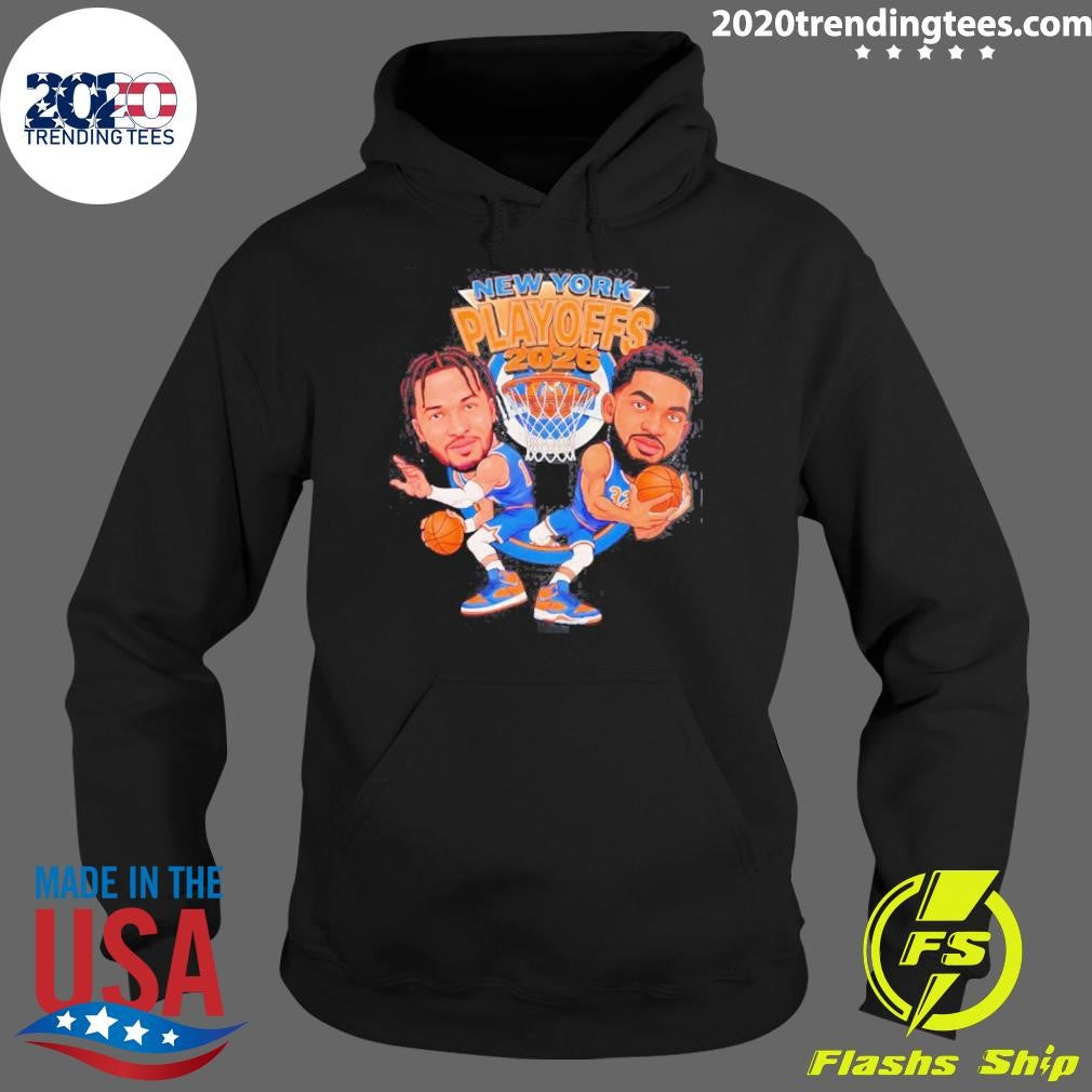 Big Knick Energy Playoff Drop Jalen Brunson And Karl-anthony Towns New York Knicks Basketball 2026 Shirt