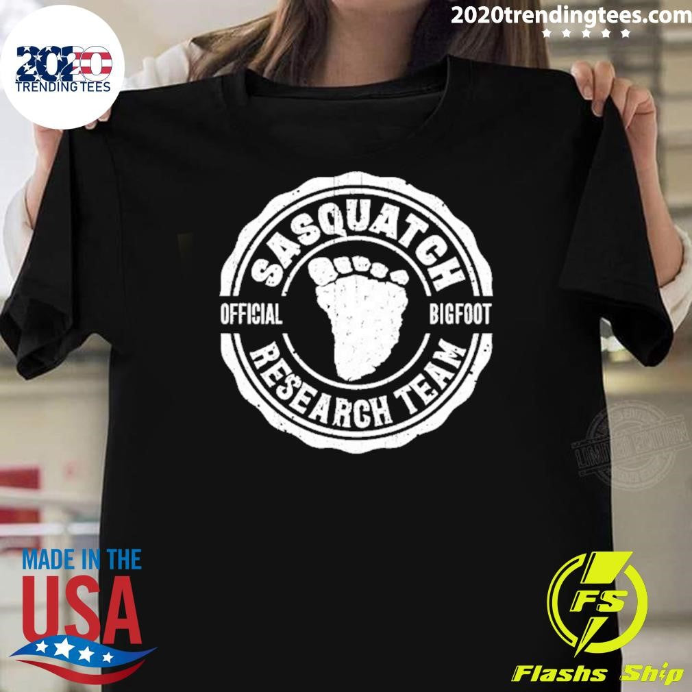 Bigfoot Sasquatch Research Team Logo Shirt