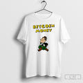 Bitcoin Money Office Vintage Funny Graphic Shirt Tee
