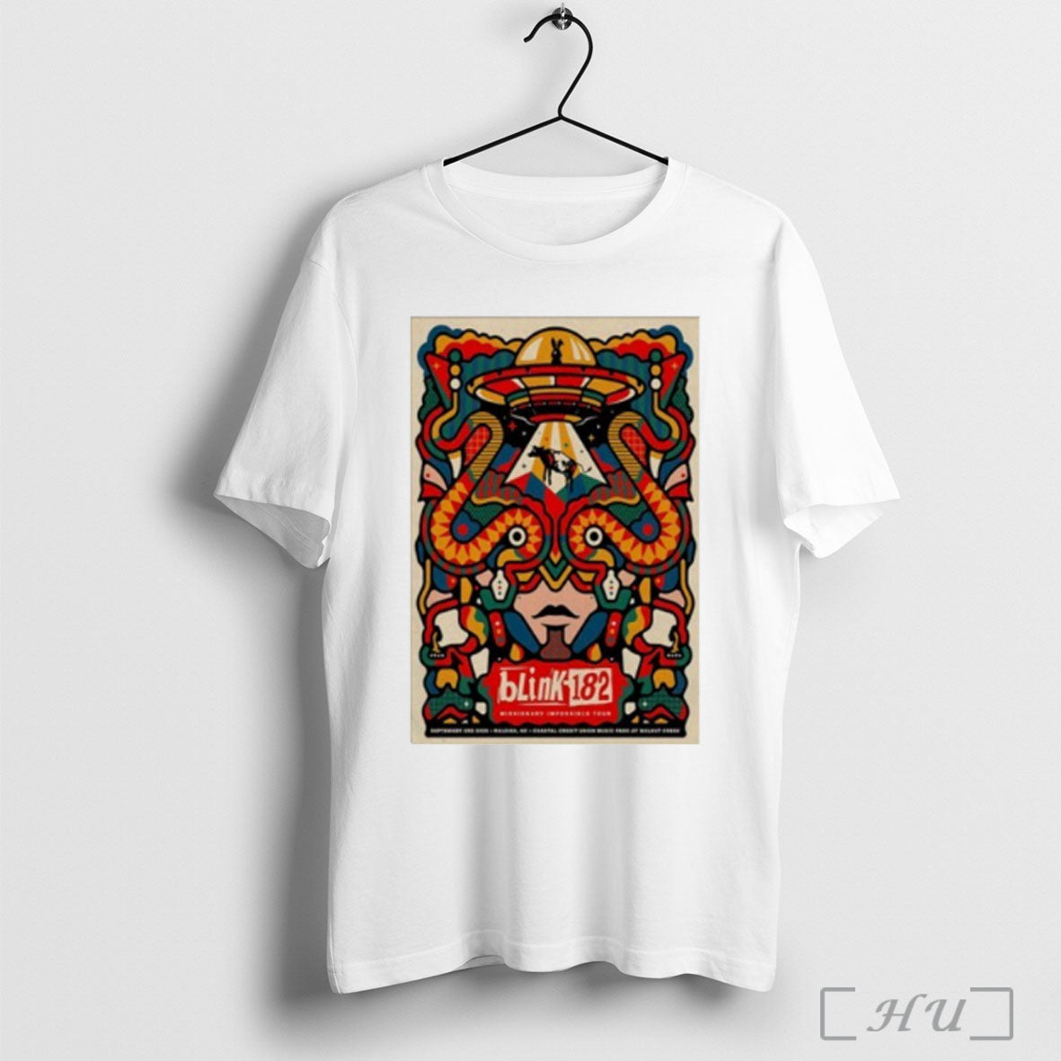 Blink 182 9 3 2025 Raleigh Nc Poster T Shirt