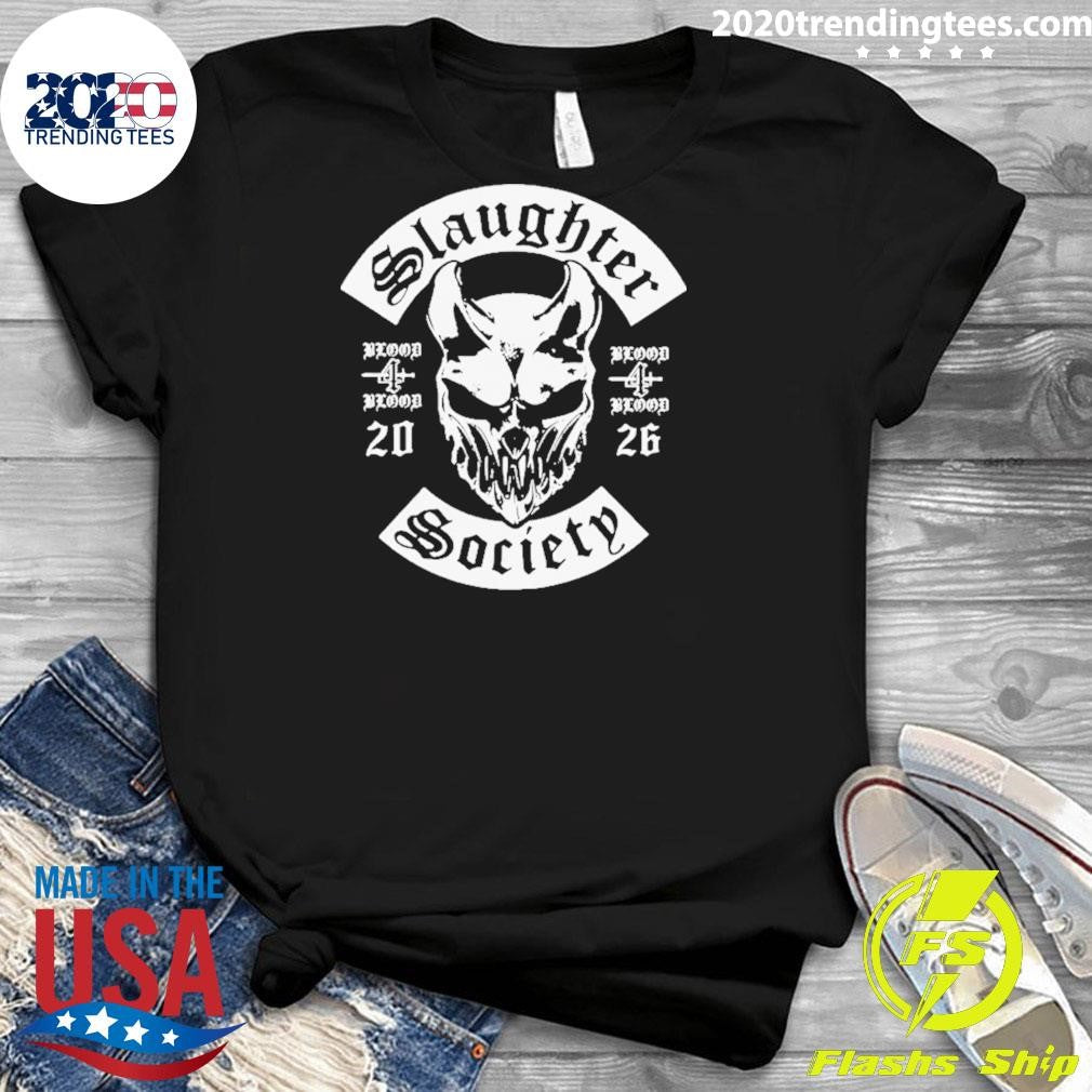 Blood4Blood Event Merch In Daytona Beach Florida On May 6 2026 Slaughter Society Shirt