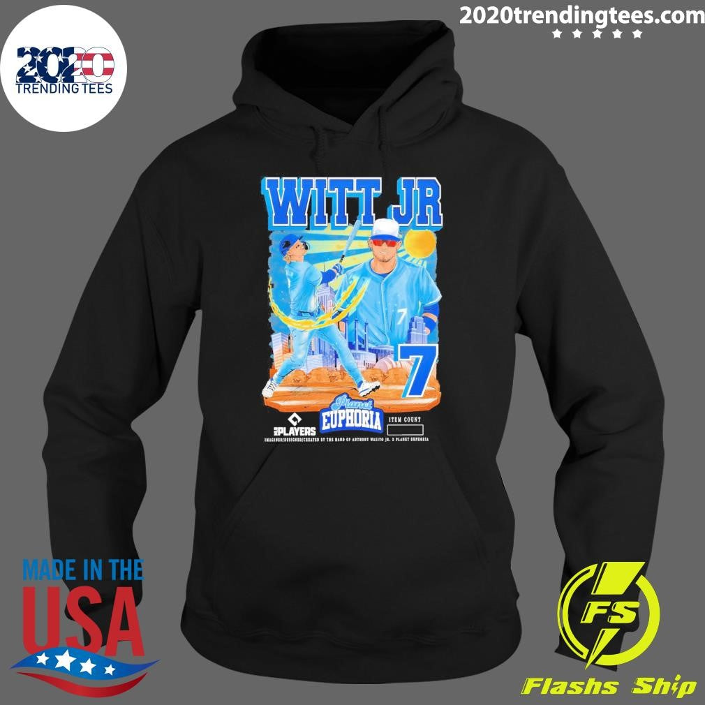 Bobby Witt Jr. V2 Kansas City Royals MLB Players Planet Euphoria Artwork 2026 Shirt