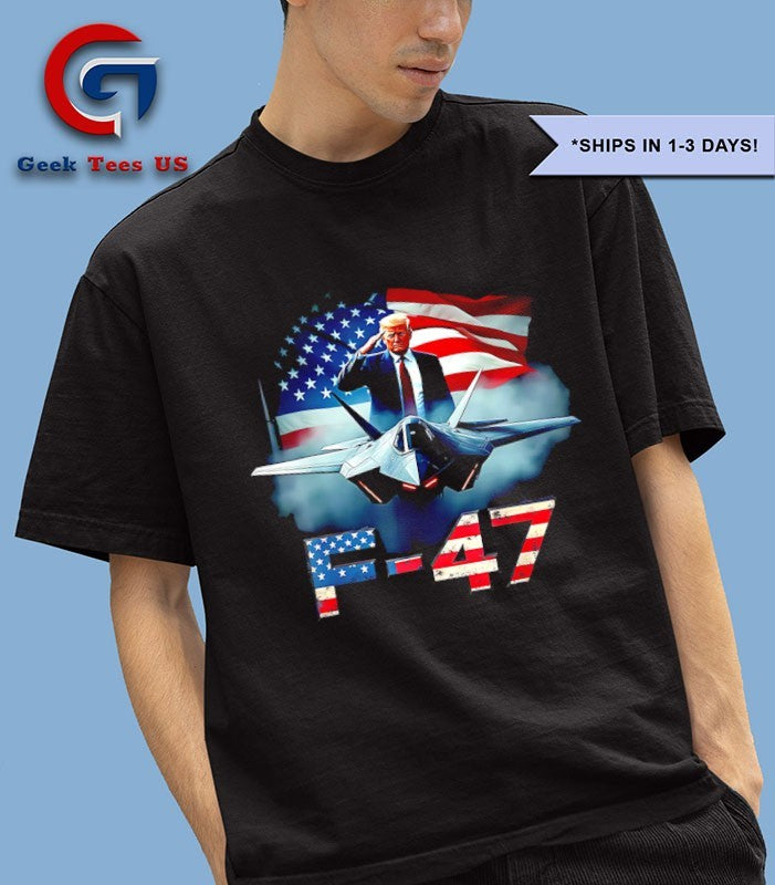 Boeing F-47 Trump 6th-Generation Fighter Jet T-shirt
