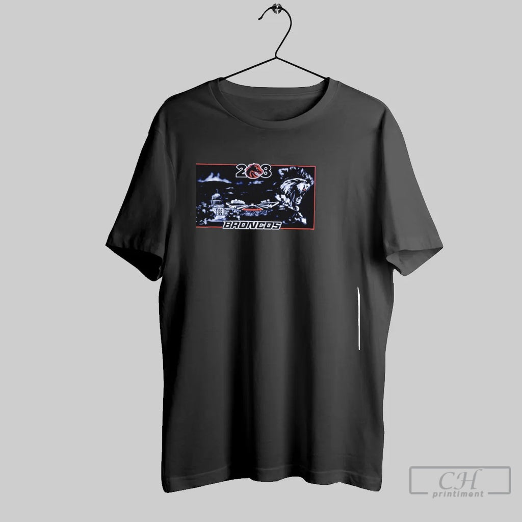 Boise State Broncos Stadium Football T Shirt