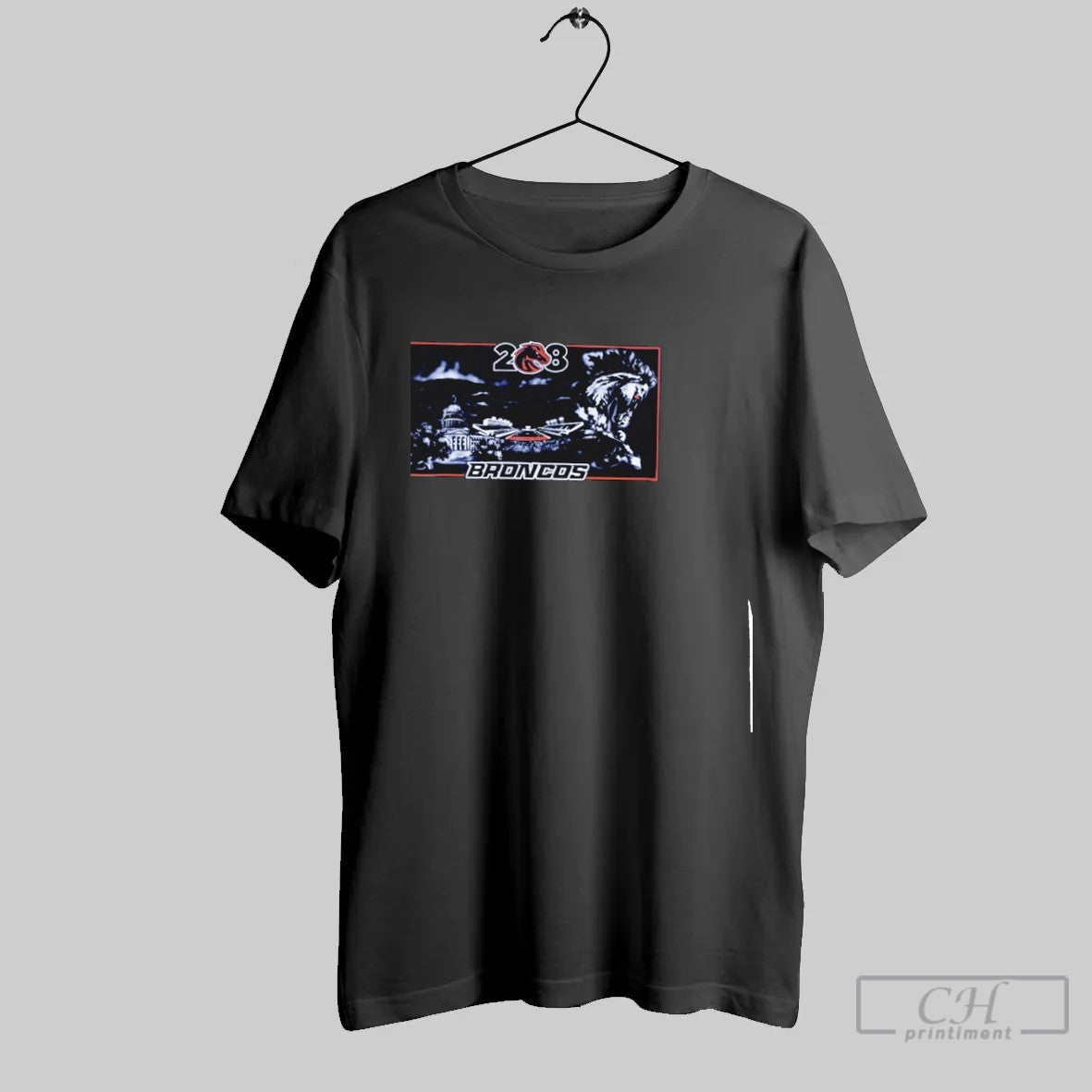 Boise State Broncos Stadium Football T Shirt