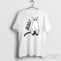 Boo Halloween Ghost Cat Shirt Tee
