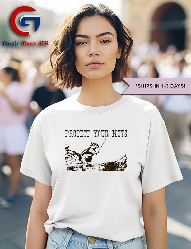 Bored To Death Ray Hueston Squirrel Protect Your Nuts shirt