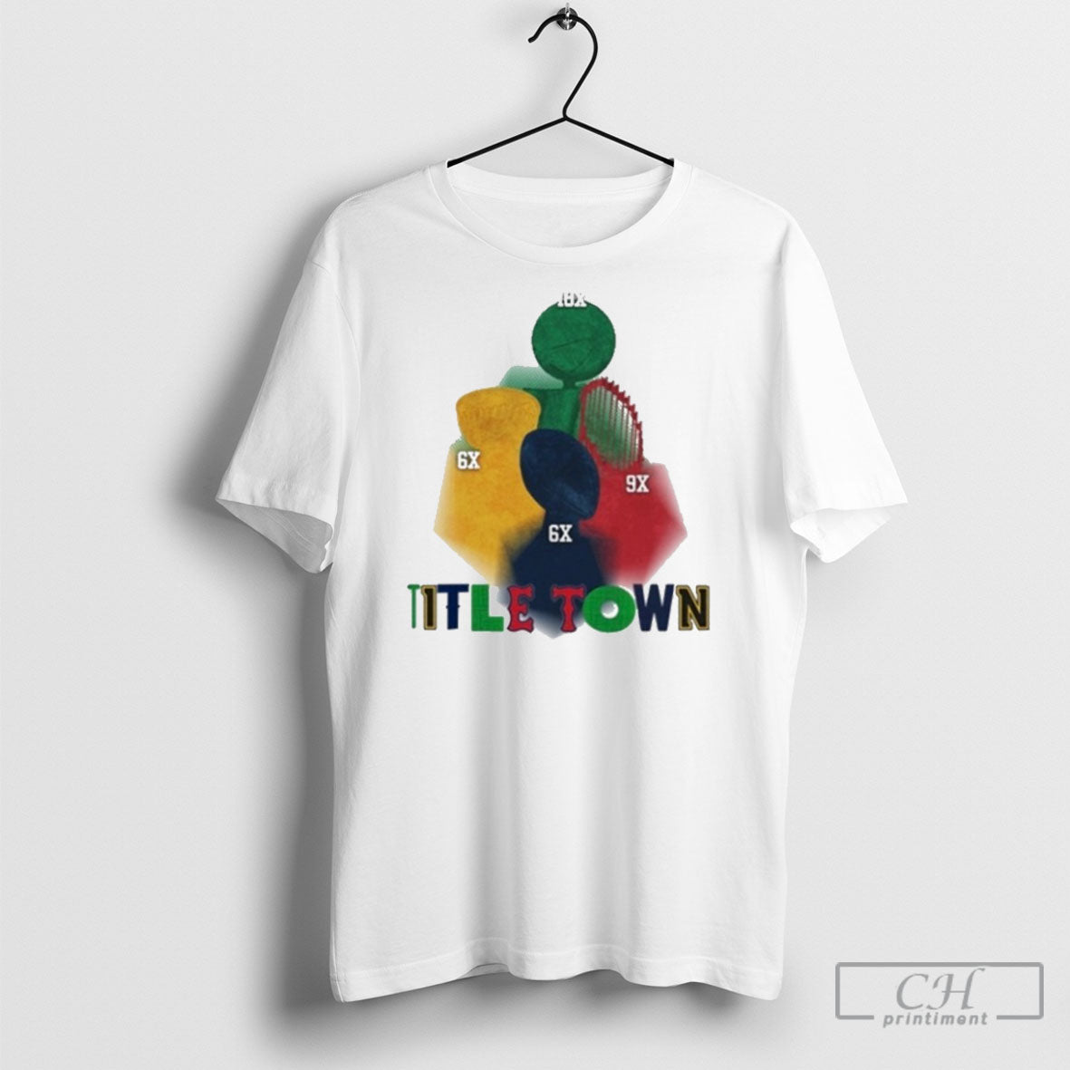 Boston Celtics Title Town Champions Shirt 18x Basketball 9x Hockey 6x Baseball And 6x Football