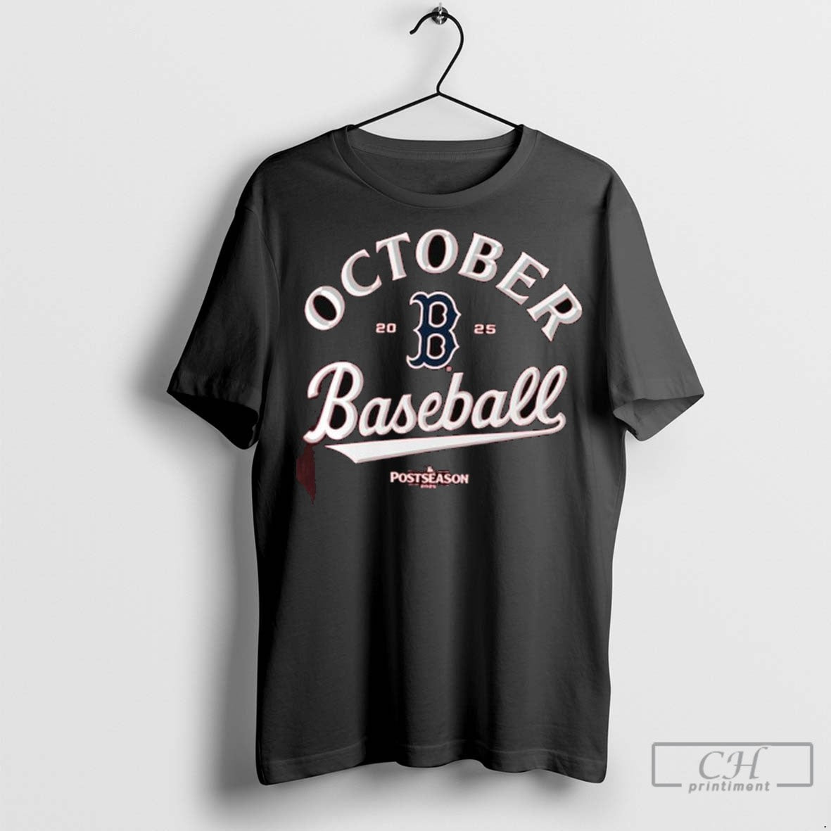 Boston Red Sox October Baseball 2025 Mlb Postseason Locker Room Long Sleve