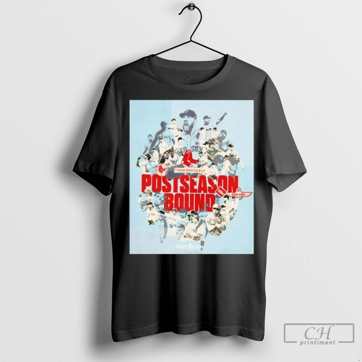 Boston Red Sox Team Major League Baseball Mlb Postseason Bound T Shirt Jpg