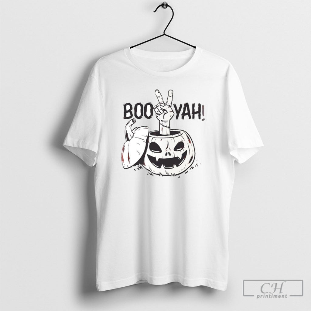 Boys Halloween Boo Yah Pumpkin