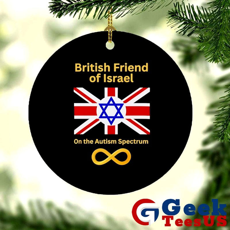 British friend of Israel on the autism spectrum shirt