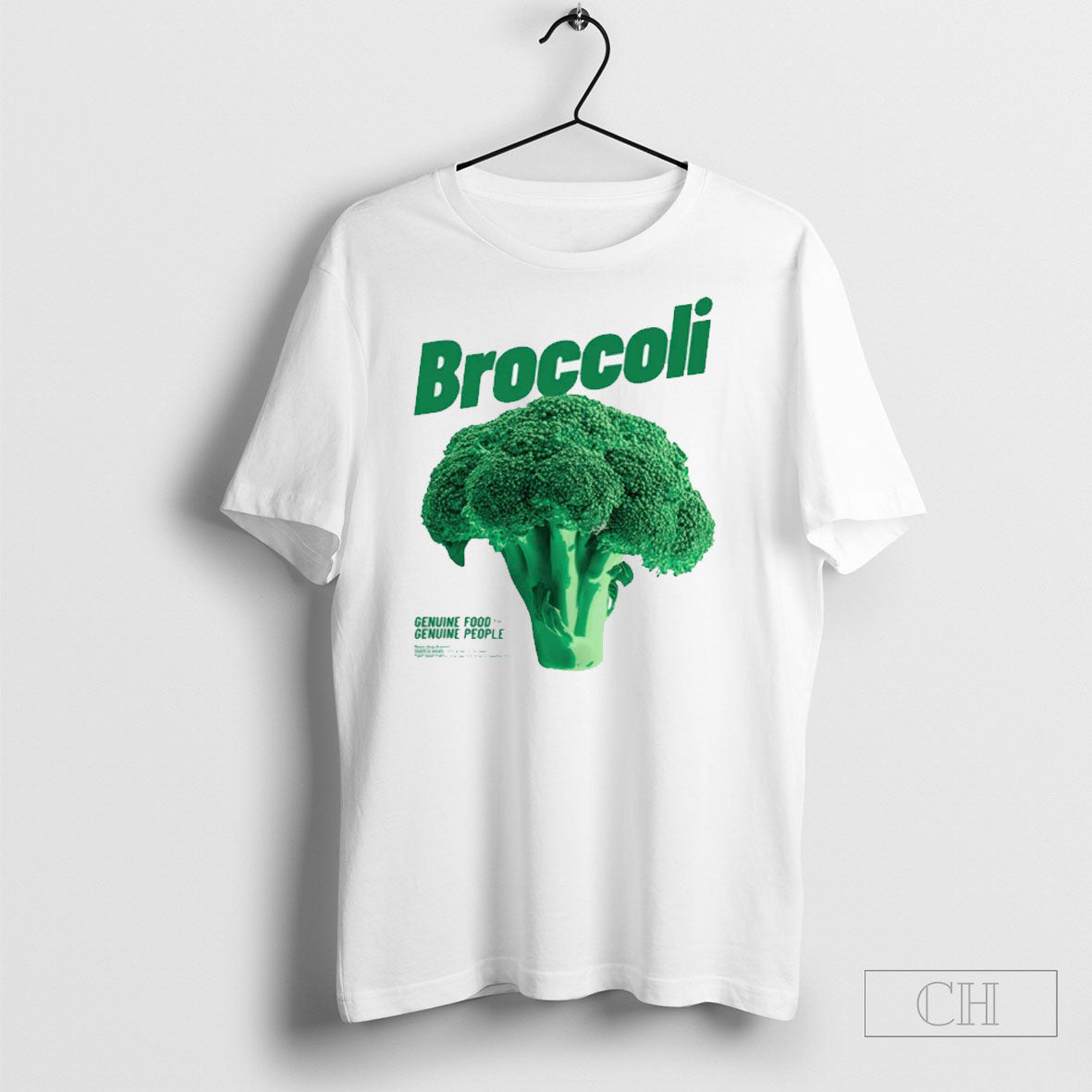 Broccoli Genuine Food For Genuine People Shirt Tee