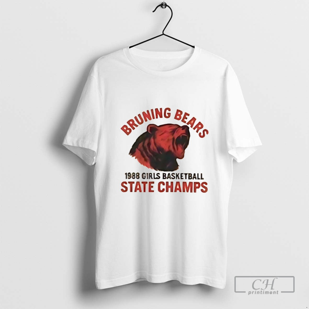 Bruning Bears 1988 Girls Basketball State Champs T Shirt Sweater
