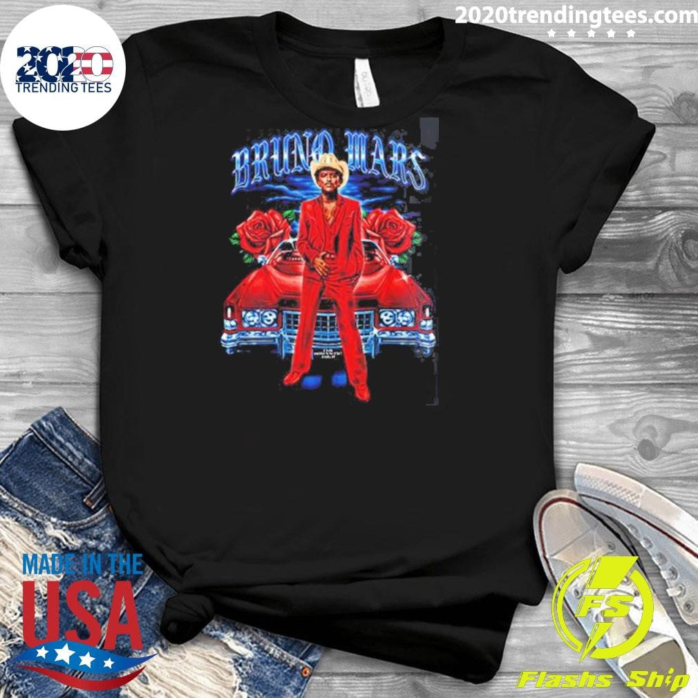 Bruno Mars The Romantic Tour 2026 Toronto Canada Merch At Rogers Stadium From May 23 To 30 2026 Roses Vintage Shirt