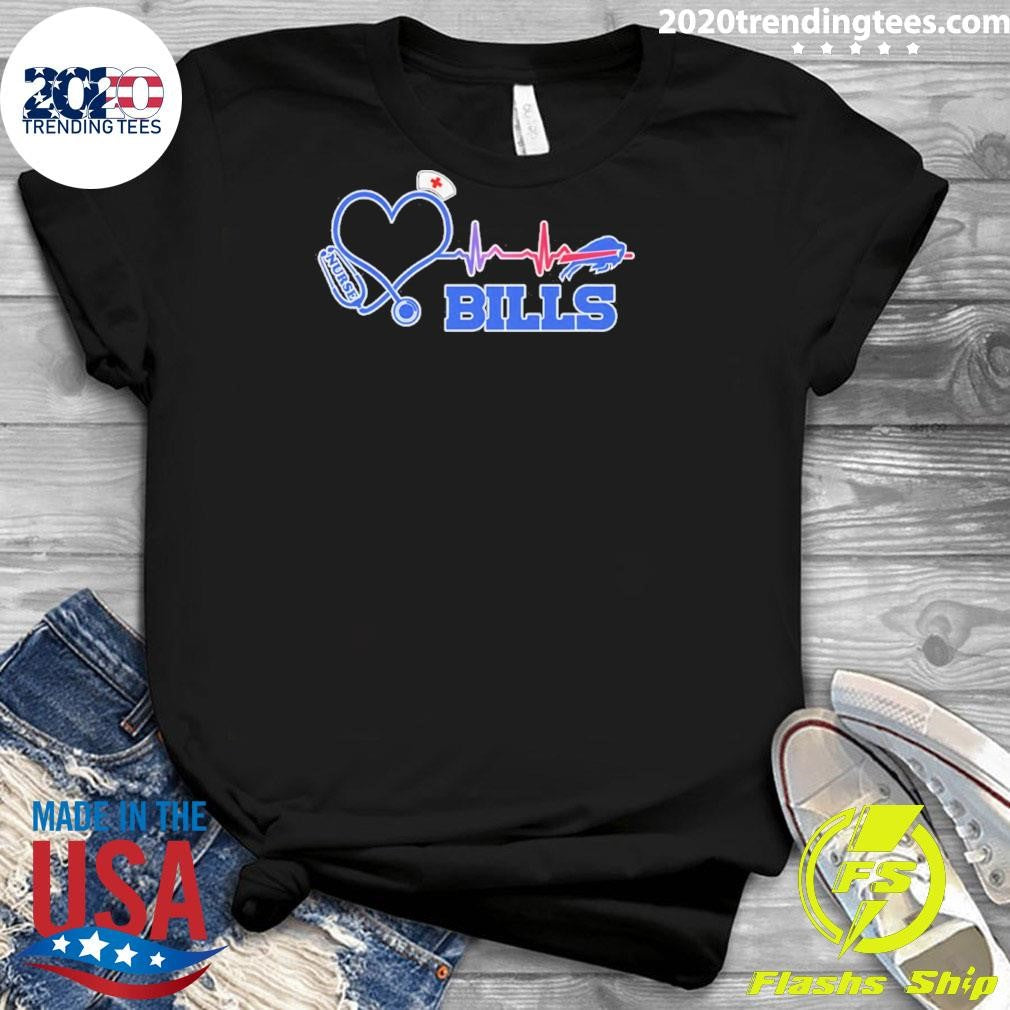 Buffalo Bills Nurse Heartbeat 2026 Shirt