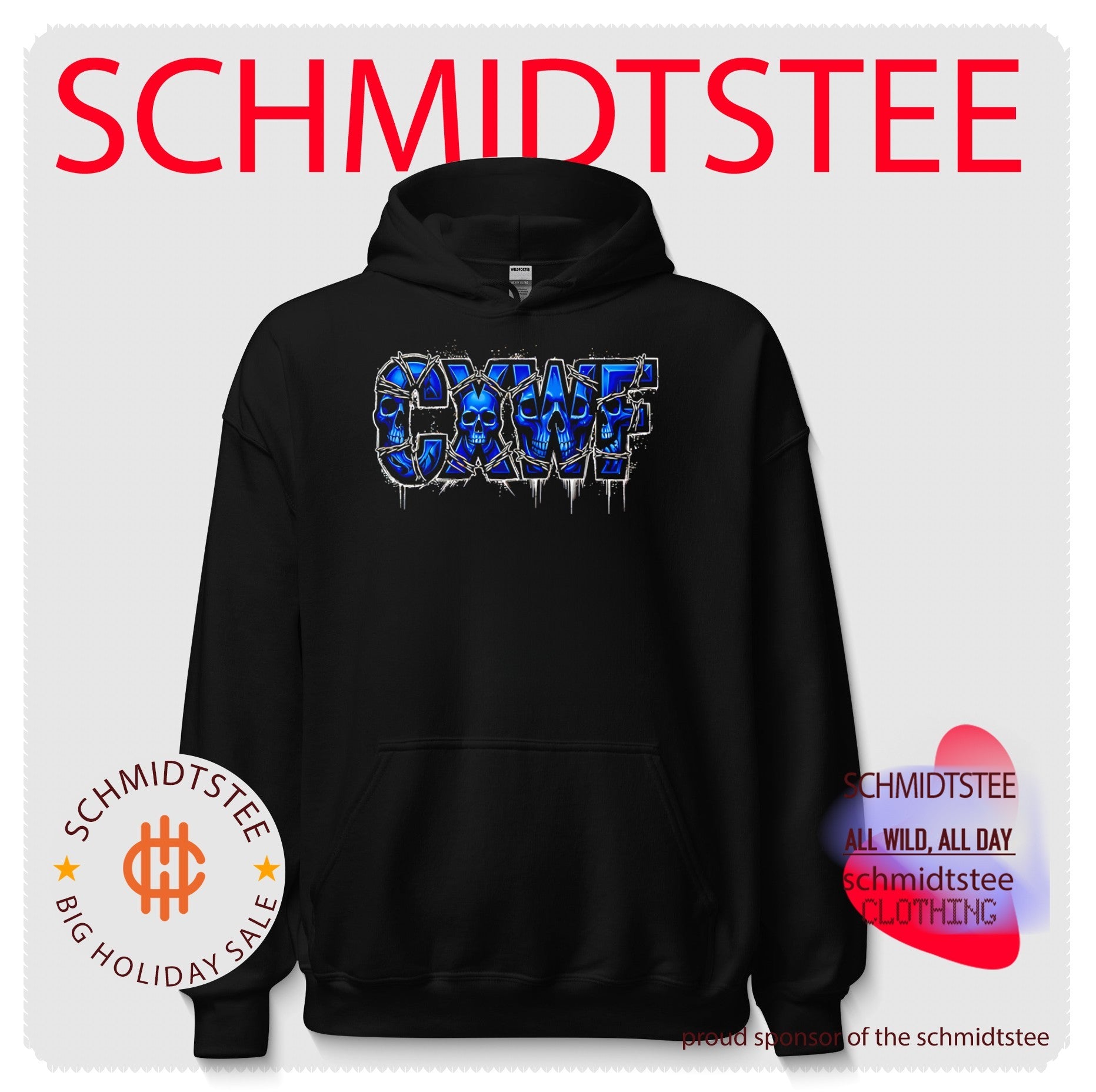CXWF Blue logo graphic shirt