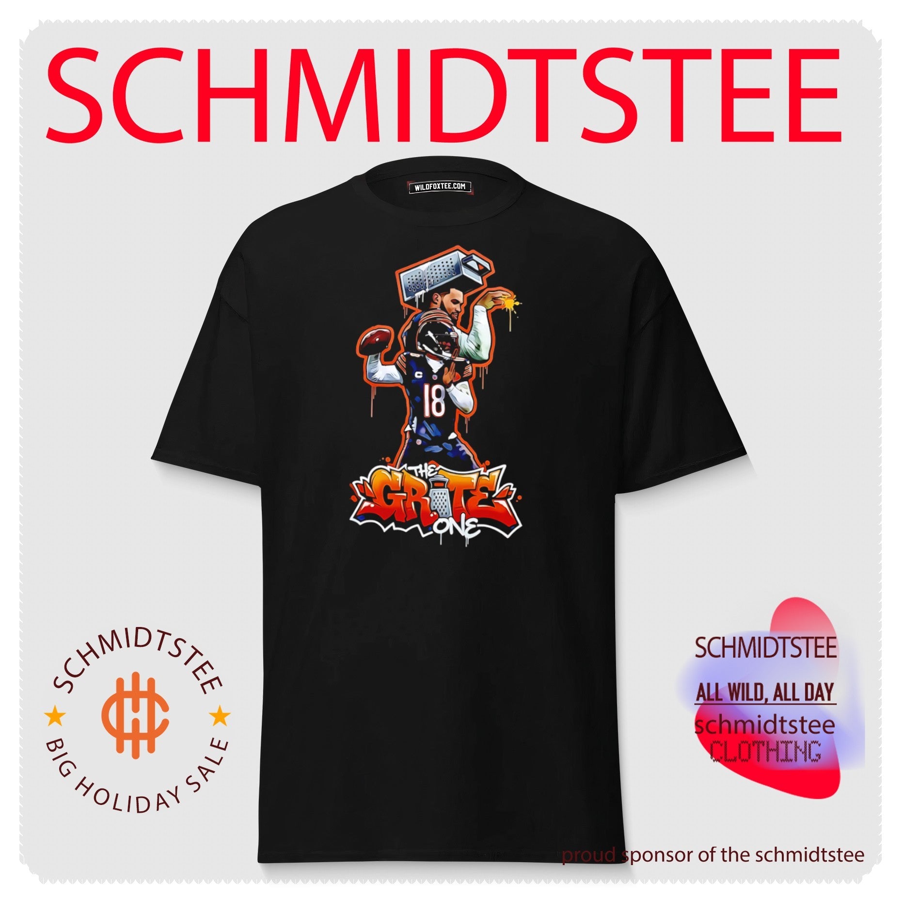 Caleb Williams Chicago Bears The Grite One paint shirt
