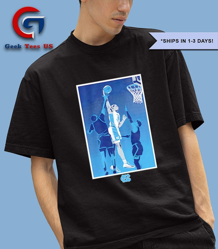 Caleb Wilson North Carolina Tar Heels men’s basketball slam dunk shirt
