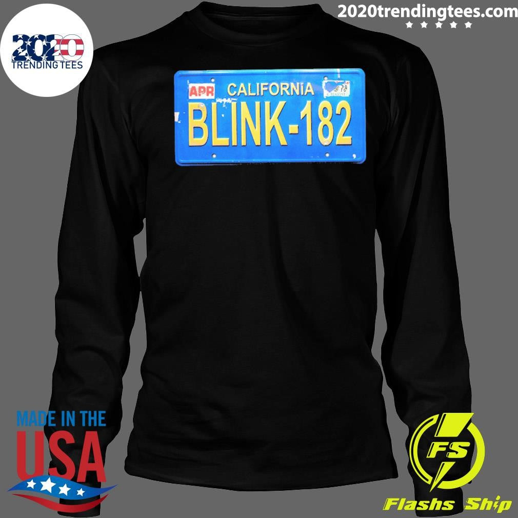 California Blink License Plate Vintage Shirt
