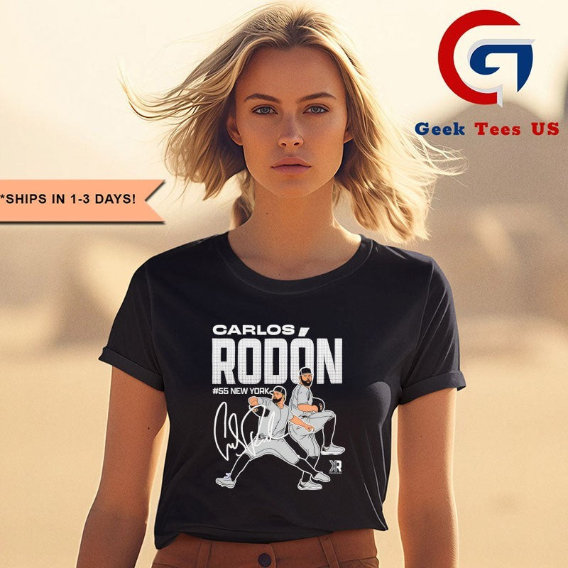 Carlos Rodón New York Yankees baseball signature shirt