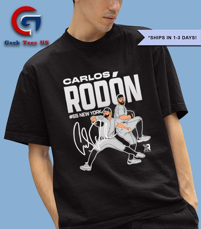 Carlos Rodón New York Yankees baseball signature shirt