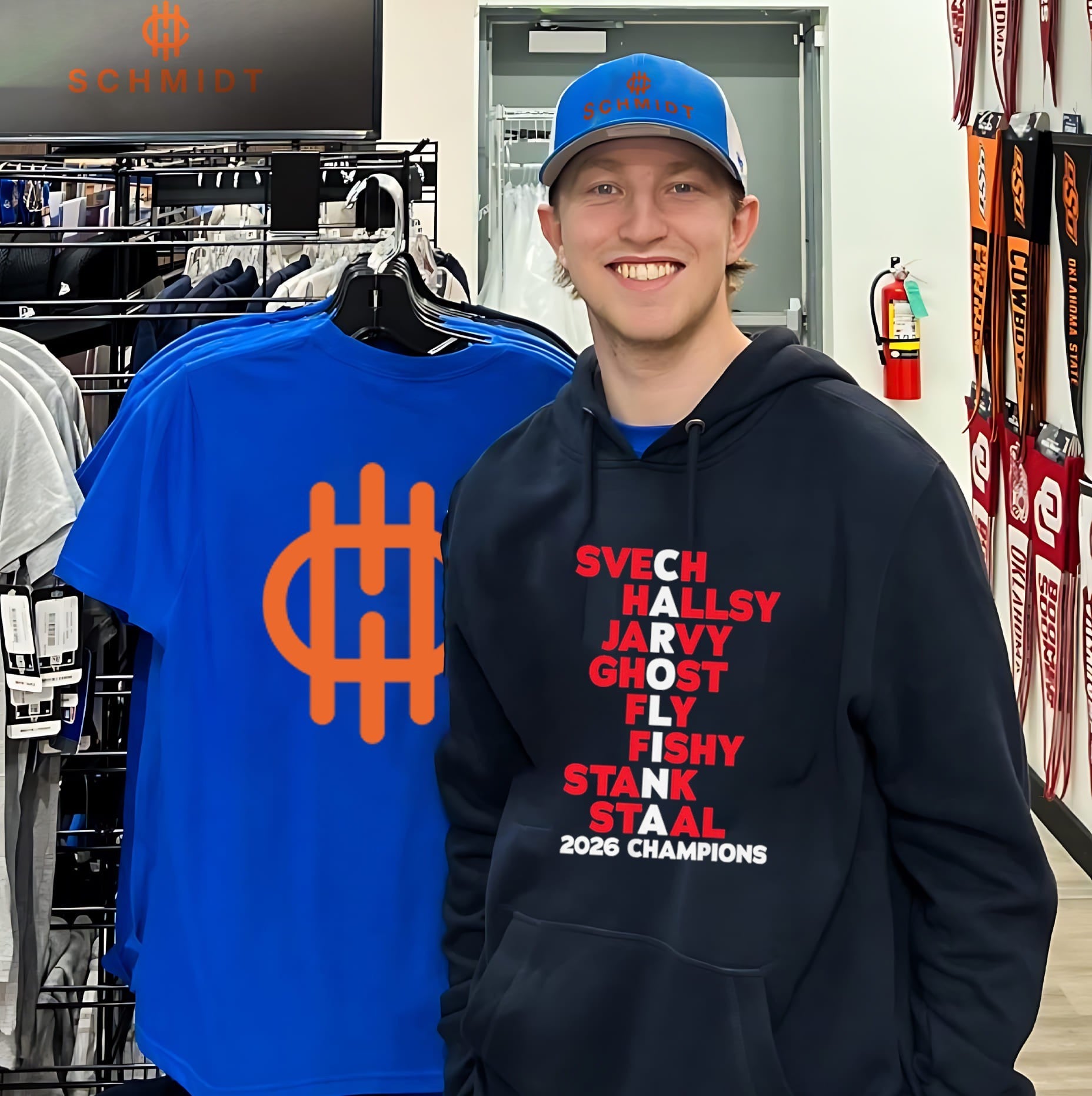Carolina Hockey Names 2026 Champions shirt