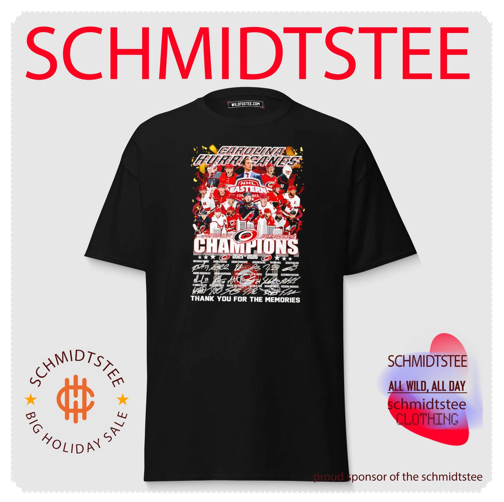 Carolina Hurricanes 2025-2026 Champions Thank you for the memories signatures shirt