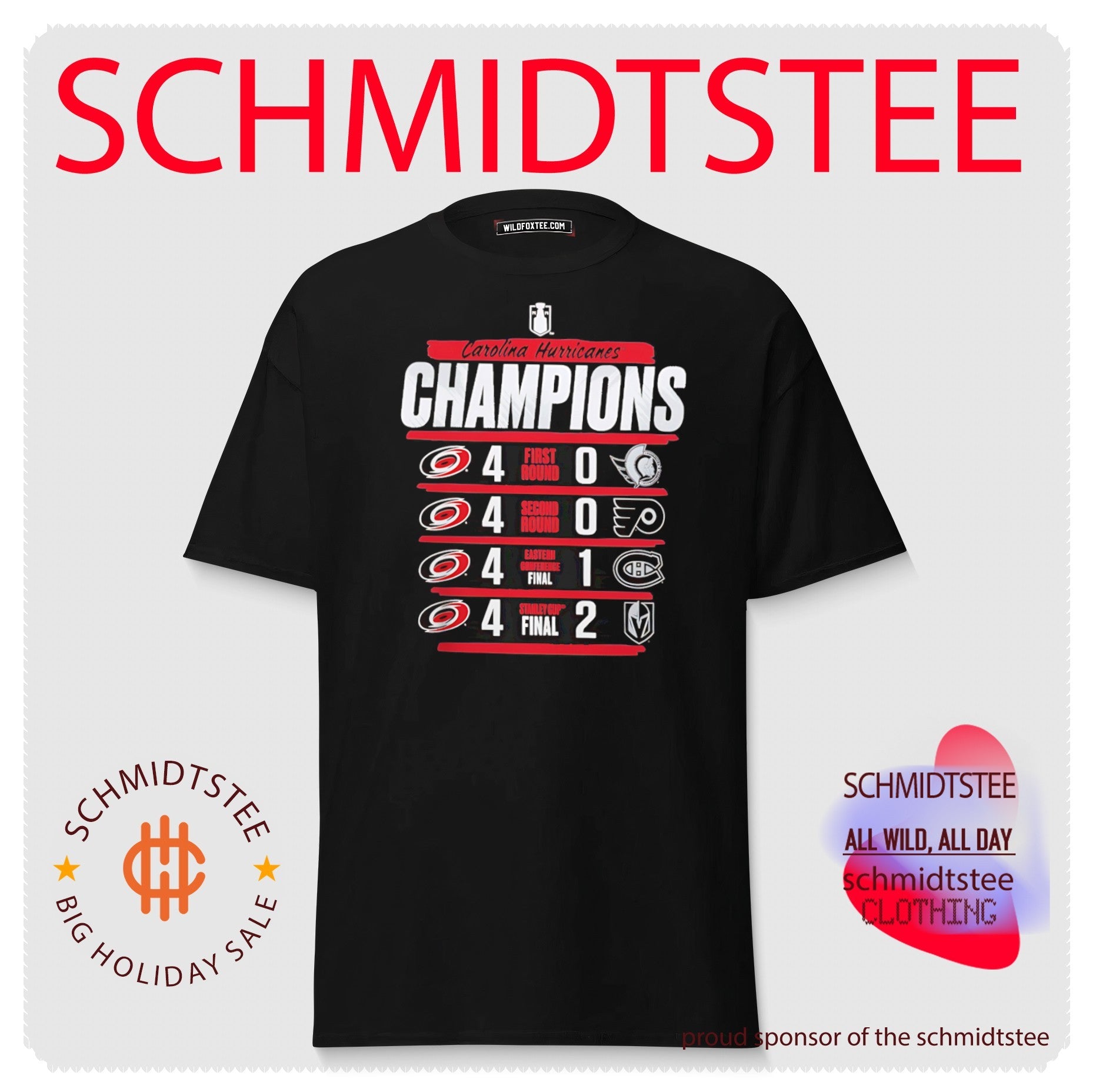 Carolina Hurricanes 2026 Stanley Cup Champions Schedule shirt