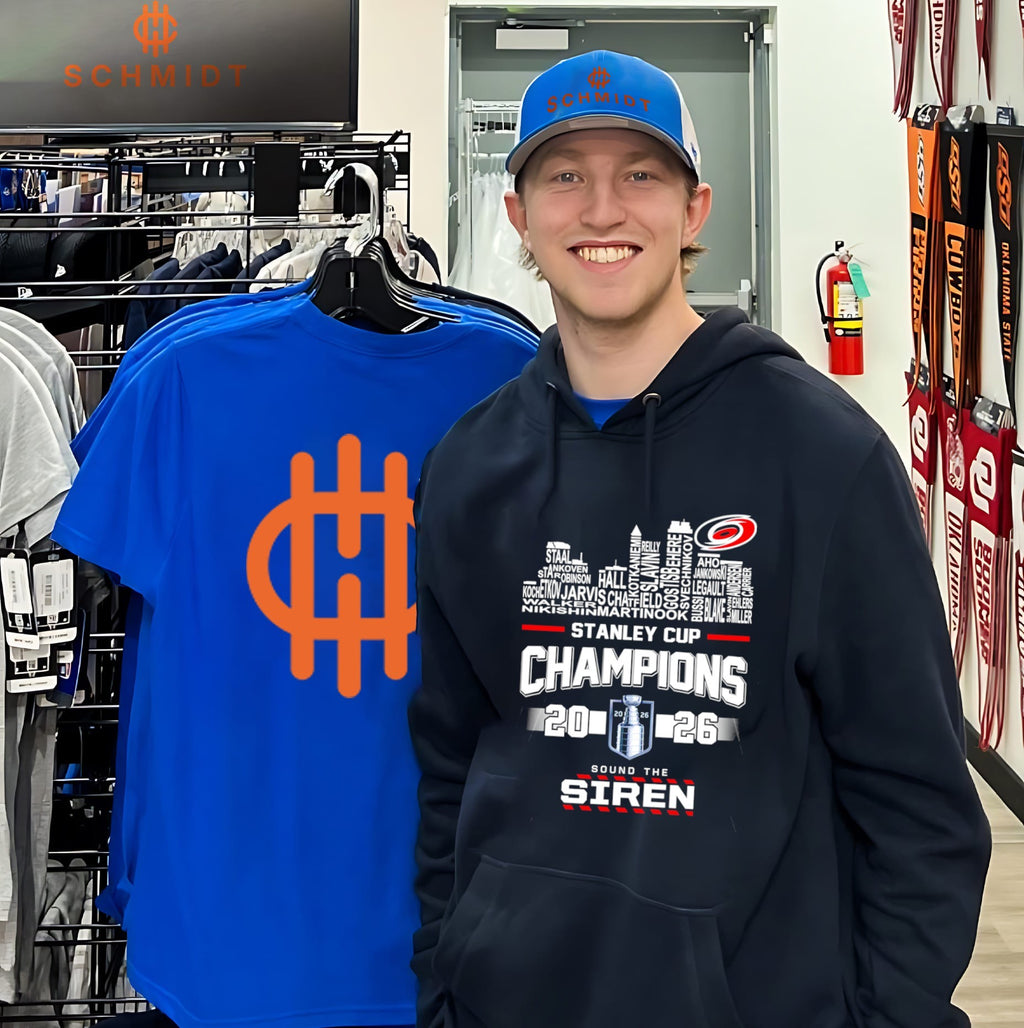 Carolina Hurricanes 2026 Stanley Cup Champions name skyline shirt