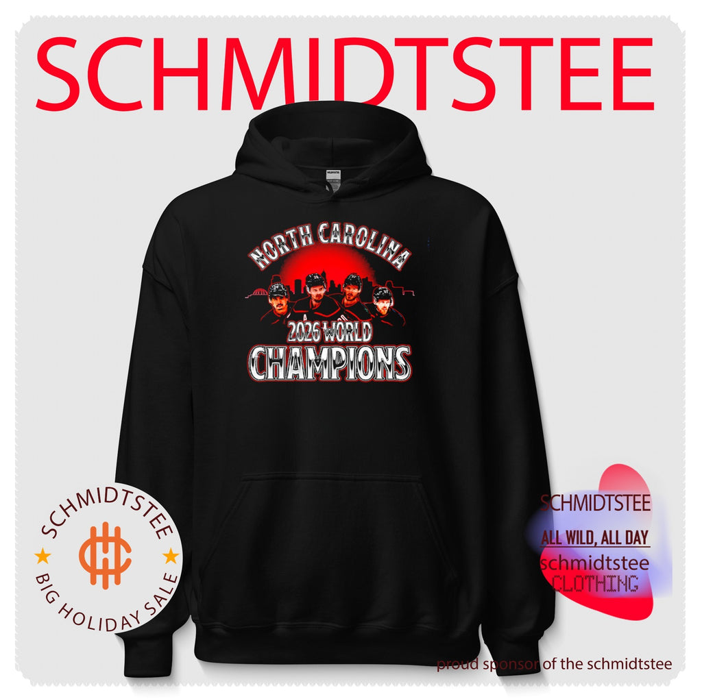 Carolina Hurricanes 2026 World Champions player skyline shirt