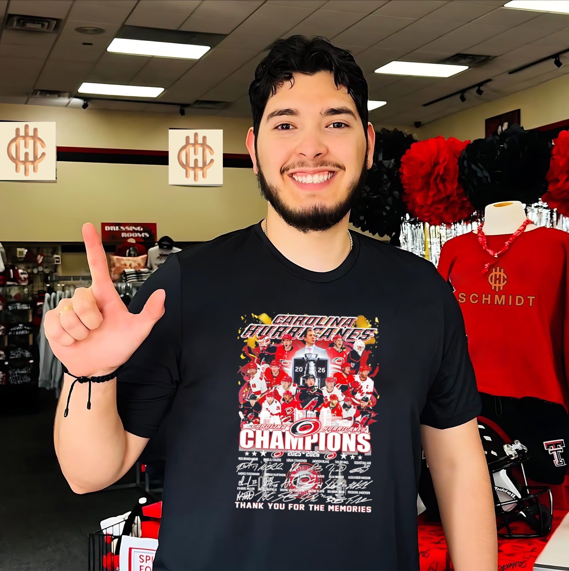 Carolina Hurricanes NHL Champions 2025-2026 thank you for the memories shirt