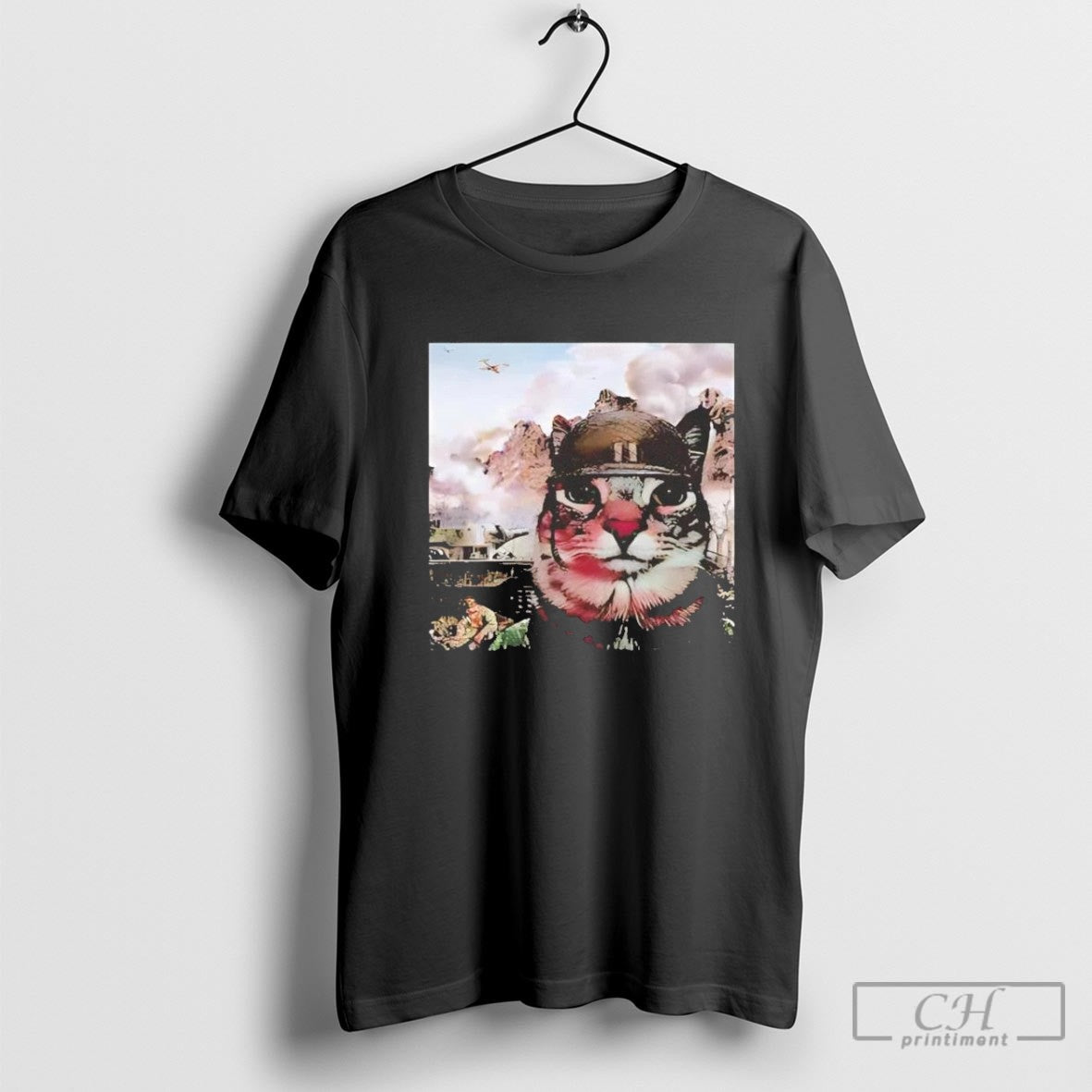Cat Two Thousand Yard Stare Shirt Sweater