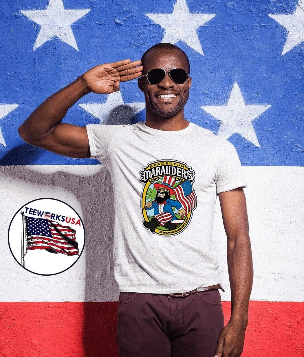 Celebrating America’s 250 Bradenton Marauders Uncle Sam shirt